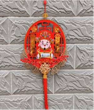 Dải treo thần tài Tết lắc lư gọi tài lộc, cầu may mắn có kèm móc treo mới giá xưởng giá kho Hà Nội