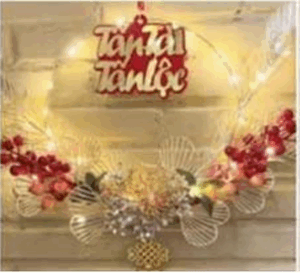 Hoa dây treo decor trang trí đám cưới lễ tết mẫu mới nhất xưởng kho Hà Nội