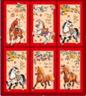 Bao lì xì tết ngọ chúc mừng năm mới