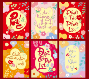 Lì xì câu chúc chữ đẹp mẫu mới nhất không thể thiếu vào các ngày lễ tết