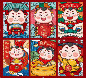 Lì xì trạng tý mẫu mới nhất và đẹp nhất kho giá xưởng kho Hà Nội