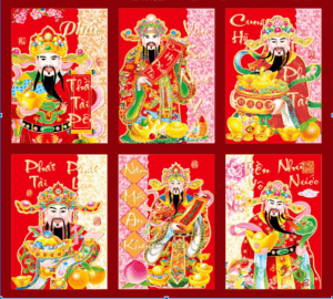 Lì xì ông thần tài gửi nhiều lời chúc thân thương mẫu mới nhất