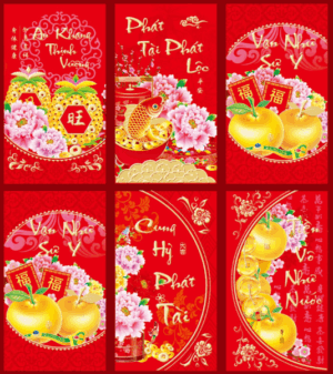 Lì xì phát tài phát lộc , chiêu tài đón lộc