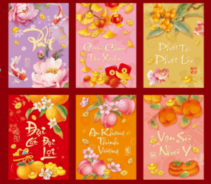 Bao lì xì các mùa xuân hạ thu đông mới nhất dành cho các bé