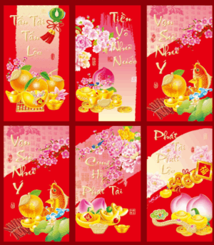 Lì xì đong đầy yêu thương sum vầy đầu năm