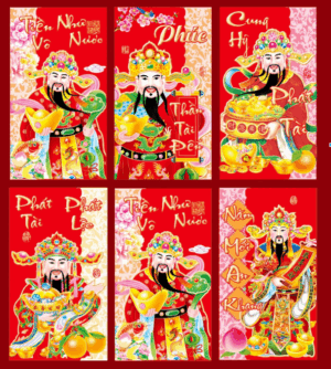 Lì xì chúc mừng năm mới đầu năm may mắn