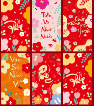 Lì xì chiêu tài đón lộc  Bao lì xì tài lộc dồi dào