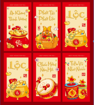 Lì xì nguyên bản mẫu mới nhất sỉ lẻ tại xưởng kho Hà Nội