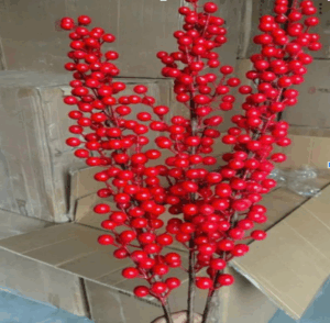 Cành đào đông 12 nhánh hàng đẹp, trang trí thường ngày và dịp Tết phụ kiện trang trí ngày lễ tết mẫu mới nhất