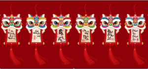 Phụ kiện hình con nghê có những câu ý nghĩa phù hợp cho các ngày lễ tết