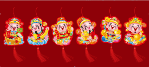 Các ông thần tài phụ kiện treo tường nhà mới nhất