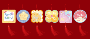 Phụ kiện trang trí các cành hoa mai đào ngày lễ tết mới nhất