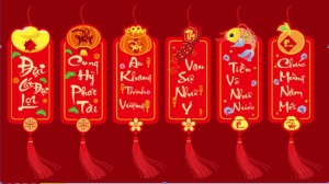 Phụ kiện tết treo cây cảnh treo cành liễu hoa mai những ngày tết mới