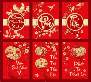 Bao mừng tuổi lì xì truyền thống cho các cháu mới