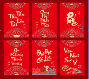 Hồng bao lì xì mới nhất dành cho trẻ em mới