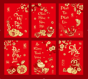 Lì xì truyền thống những ngày tết mừng tuổi các cháu