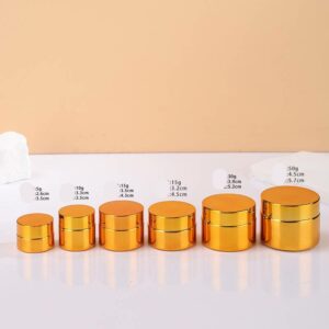 Hũ kem mạ vàng và bạc, lọ đựng mỹ phẩm, lọ kem dưỡng da mắt và kem dưỡng da mặt mới nhất