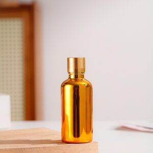 Chai xịt toner 50ml, chai thủy tinh mạ điện, chai bảo mỹ phẩm, chai lotion chiêm ngưỡng vàng chai mạ vàng thủy tinh mới nhất