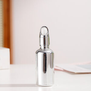 Chai lotion, chai rỗng dùng để nạp lại sản phẩm hoa bạc đầu nhỏ mộc trắng chai bạc thủy tinh mới nhất