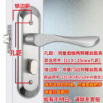 Khóa tay nắm cửa phòng tắm bằng inox
