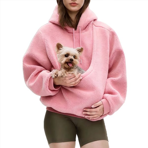 Áo hoodie nữ có mũ và túi lông xù (mẫu YYB1988)