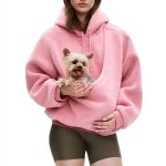 Áo hoodie nữ có mũ và túi lông xù (mẫu YYB1988)