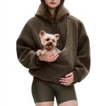 Áo hoodie nữ có mũ và túi lông xù (mẫu YYB1988)