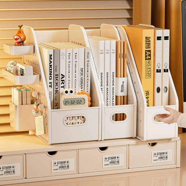 Kệ Sách Để Bàn Kèm Bảng Lỗ
