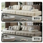 Sofa da thật Lawrence phong cách tối giản