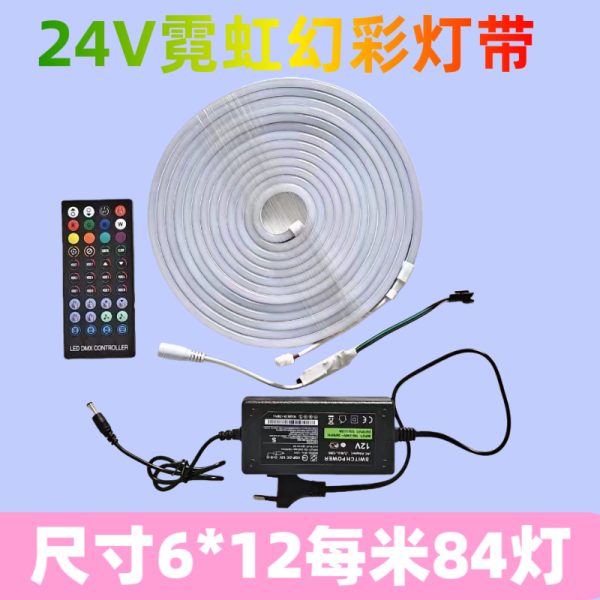 Bộ dây LED neon RGB mềm 5 V hoặc 24 V