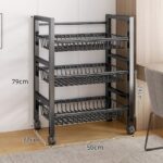 Kệ giỏ rau củ nhiều tầng bằng thép carbon