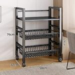 Kệ giỏ rau củ nhiều tầng bằng thép carbon