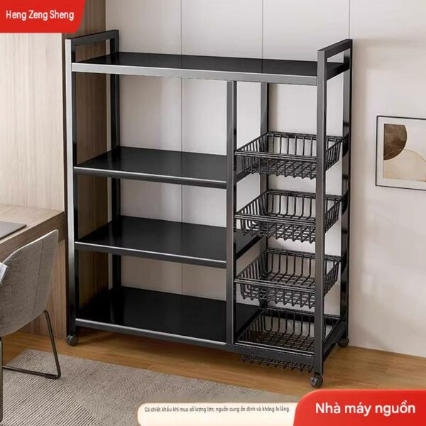Kệ giỏ rau củ nhiều tầng bằng thép carbon