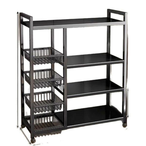 Kệ giỏ rau củ nhiều tầng bằng thép carbon