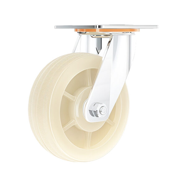 Bánh xe nylon trắng công nghiệp nhiều tải trọng