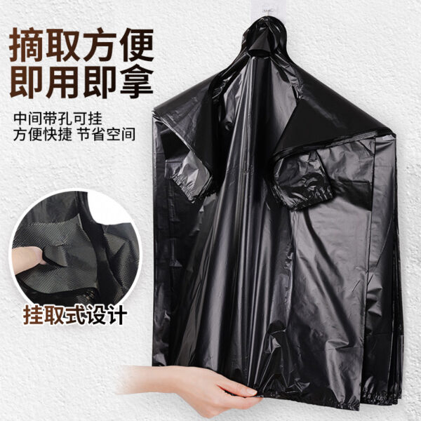 Túi rác đen dạng áo có quai xách