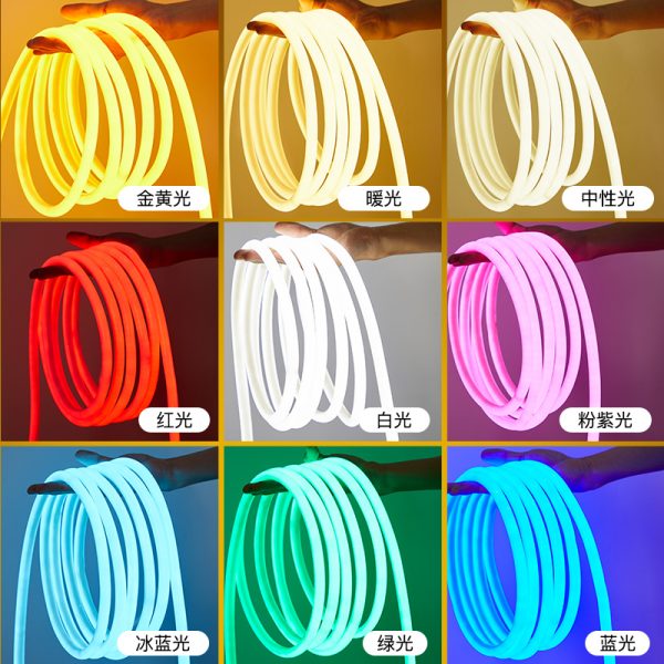 Dây LED neon tròn 220 V 14 mm 1 mét