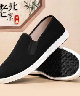 Giày vải nam đế mềm, xỏ chân đi làm