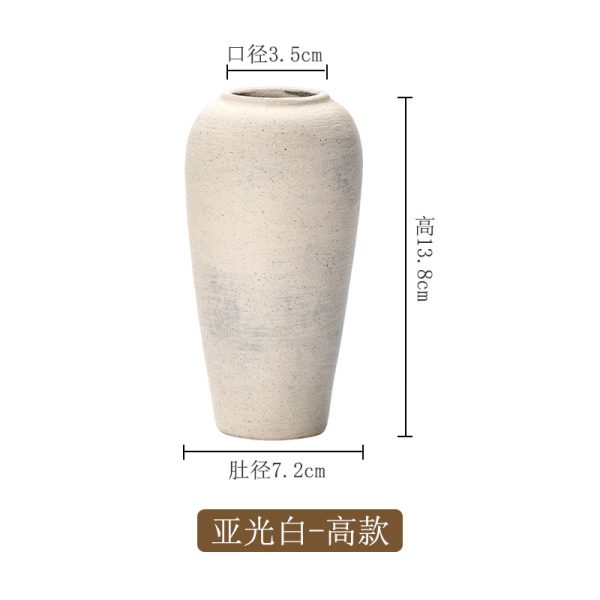 Bộ ba bình hoa gốm sứ phối chiều cao