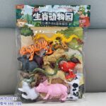 Bộ mô hình động vật và khủng long bằng nhựa mềm