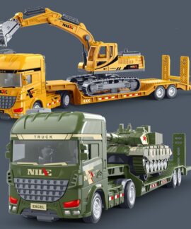 Xe đầu kéo sàn phẳng cỡ lớn chở mô hình