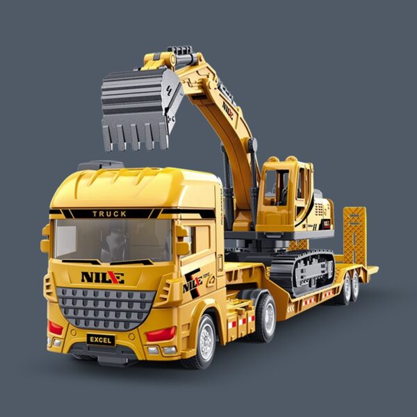 Xe đầu kéo sàn phẳng cỡ lớn chở mô hình