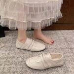 Giày nữ đế thấp phong cách thể thao Nhật