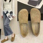 Giày vải nữ đế mềm xỏ chân