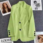 Áo blazer nữ hai cúc, mẫu 03