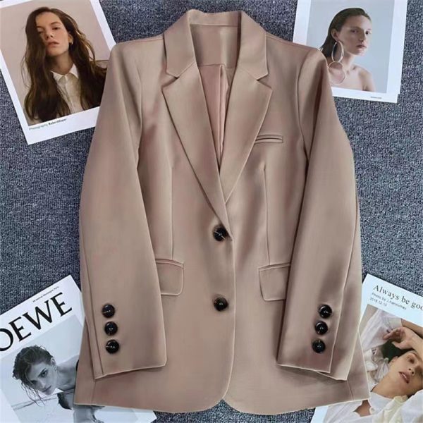 Áo blazer nữ hai cúc, mẫu 03