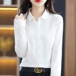 Áo sơ mi nữ lót lông hai mặt dày dặn