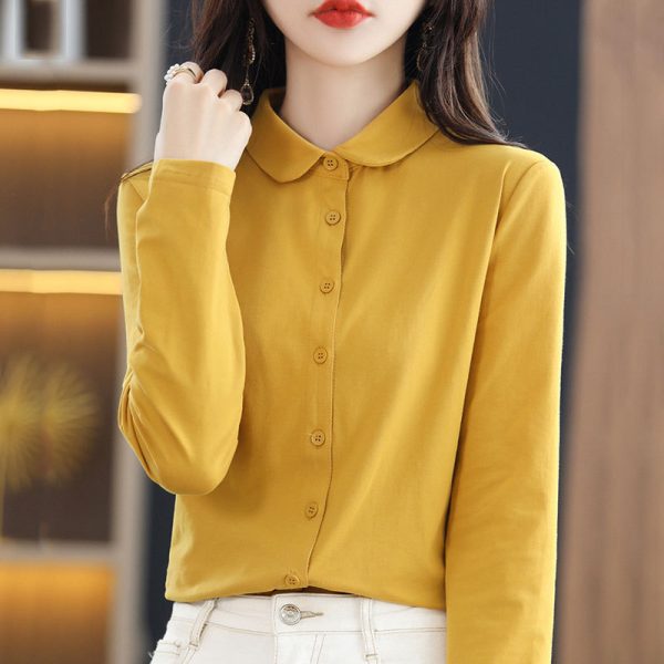 Áo sơ mi nữ lót lông hai mặt dày dặn