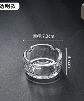 Gạt tàn thủy tinh lục giác và tròn