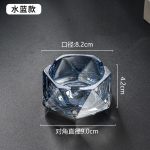 Gạt tàn thủy tinh lục giác và tròn